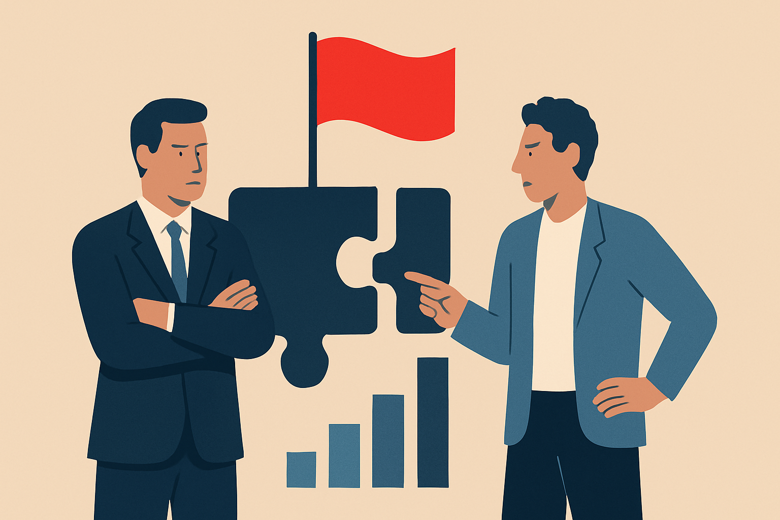 Red Flags bei Co-Foundern: Woran du toxische Dynamiken früh erkennst