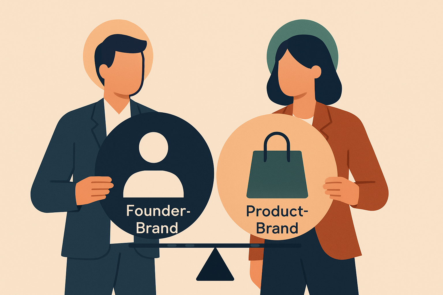 Founder-Brand vs. Produkt-Brand: Branding-Strategie für Gründerduos