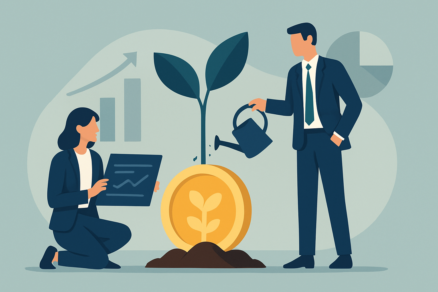 Pre-Seed-Fundraising als Gründerduo: Story, Slides & Rollen