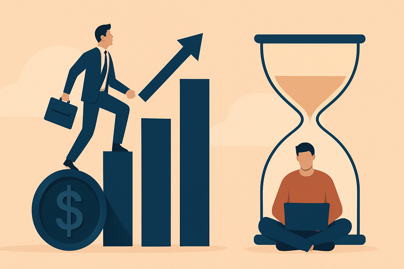 Side-Hustle vs. All-In: Finanzpläne für ungleiche Gründer-Setups